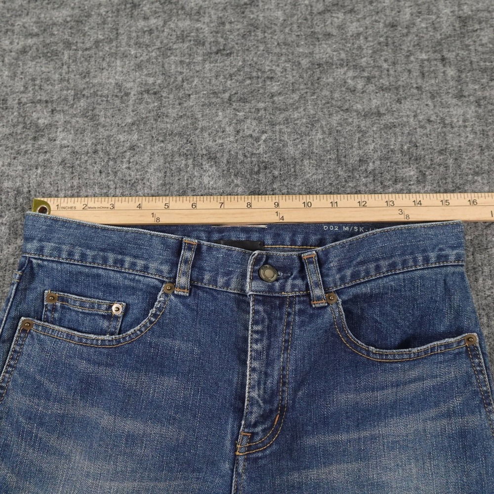 Saint Laurent Paris D02 M/SK-LW Skinny Jeans Men's 29 Made in Japan Blue Denim - Picture 12 of 13